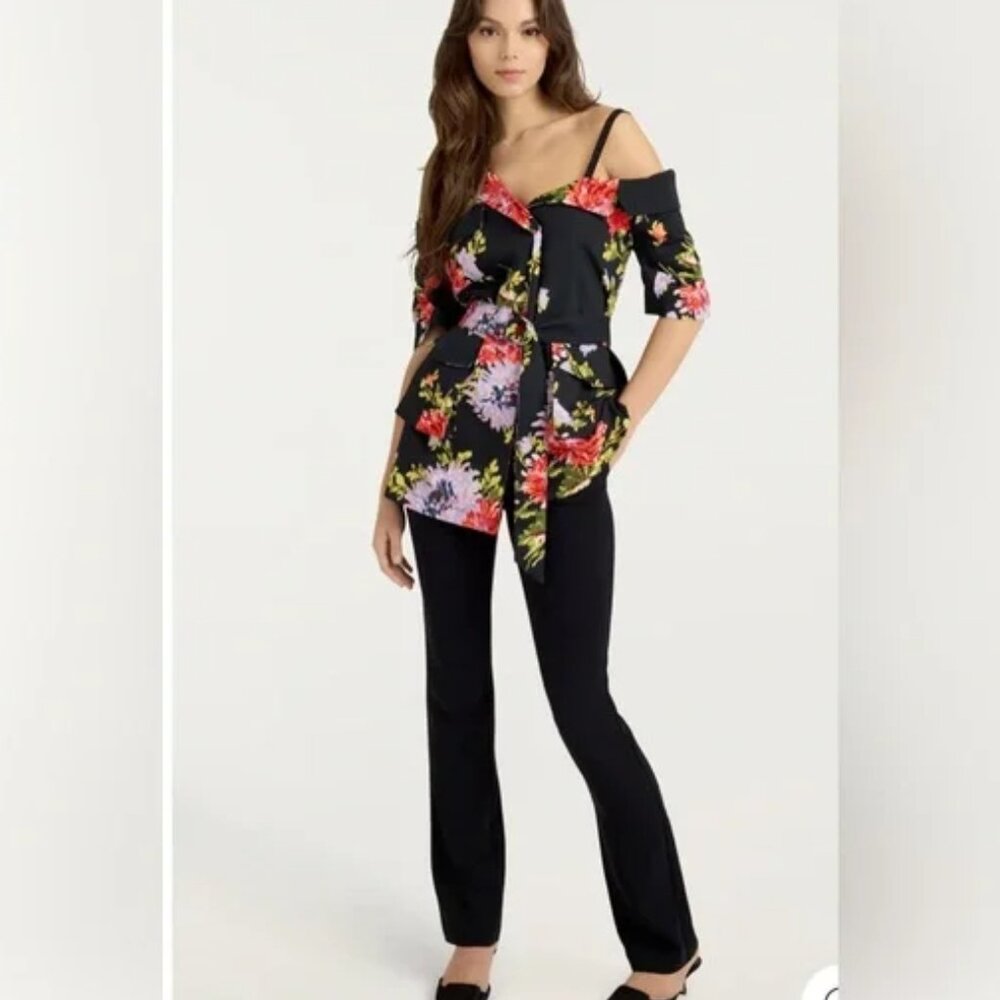 Cinq a Sept Dark Chrysanthemum Katie Jacket 0